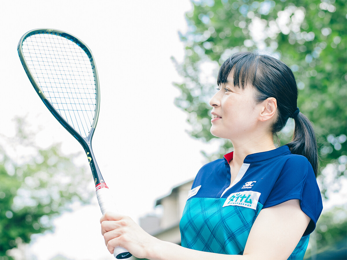 スカッシュ松井千夏インタビュー＞＞photo by Sano Miki