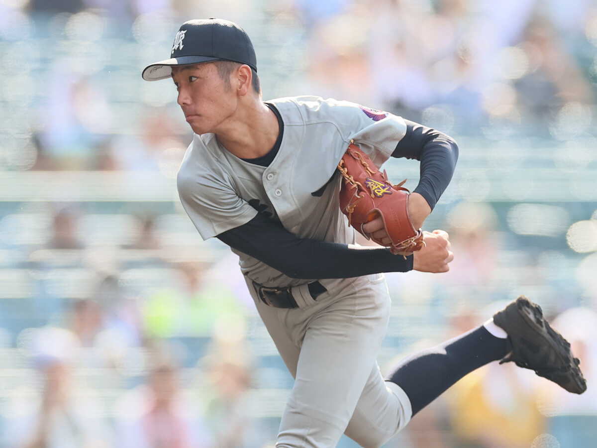 熊本工／山本凌雅高校野球 2024年夏の甲⼦園「白球永劫」 ＞＞　　photo by Sankei Visual