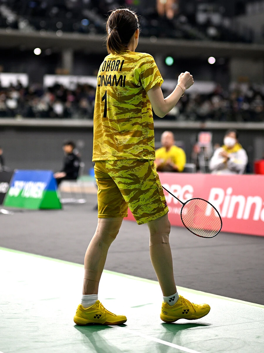 トナミ運輸　ヨネックス　バドミントン　ウェア YONEX ヨネックス バドミントン ニットウォームアップシャツ