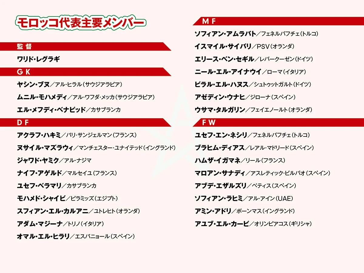 サッカー,ワールドカップ,Ｗ杯,FIFAワールドカップ,FIFAワールドカップ2026,北中米ワールドカップ,モロッコ代表