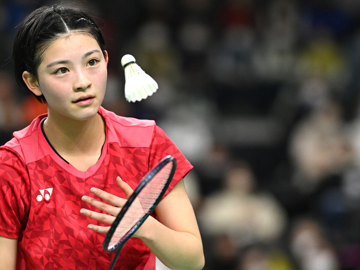 全日本総合女子シングルス優勝の宮崎友花岸本 勉●撮影　photo by Kishimoto Tsutomuバドミントン関連の記事はこちら＞＞