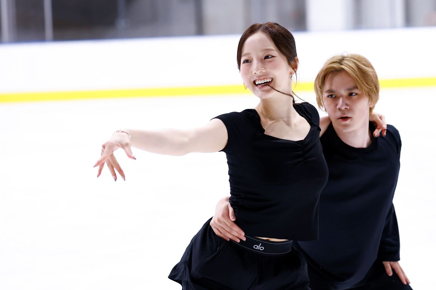 本田真凜＆宇野昌磨　photo by Sunao Noto（a presto）本田真凜＆宇野昌磨がアイスダンス初公開　地道に積み重ねてきた自信とユニゾンの進化