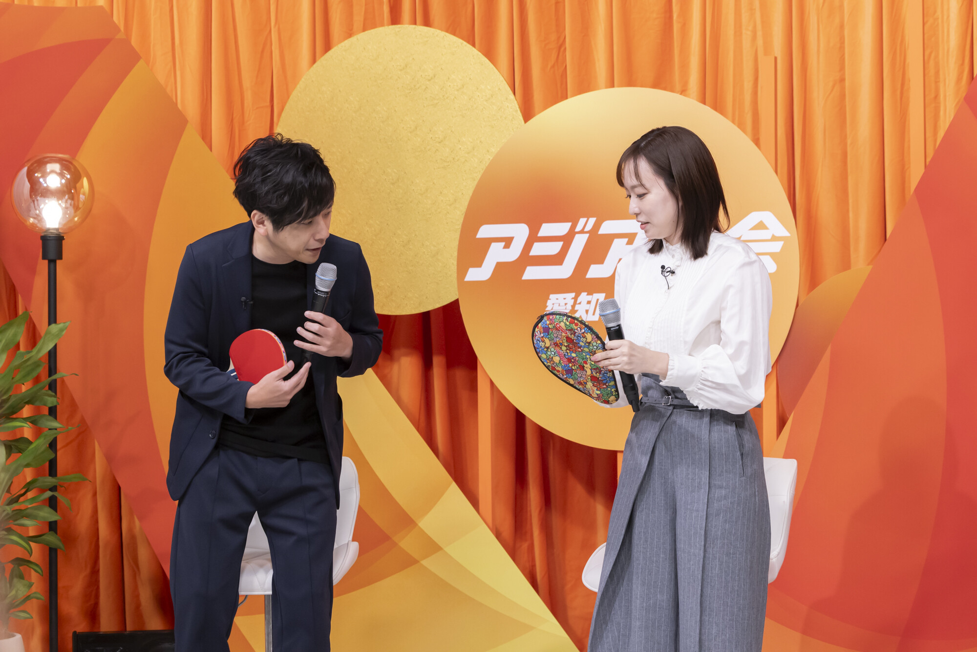 二宮和也&石川佳純 photo by Naozumi Tatematsu『アジア大会 愛知・名古屋』開幕へ 32年ぶりの日本開催、二宮和也と石川佳純が語る選手たちへの思い