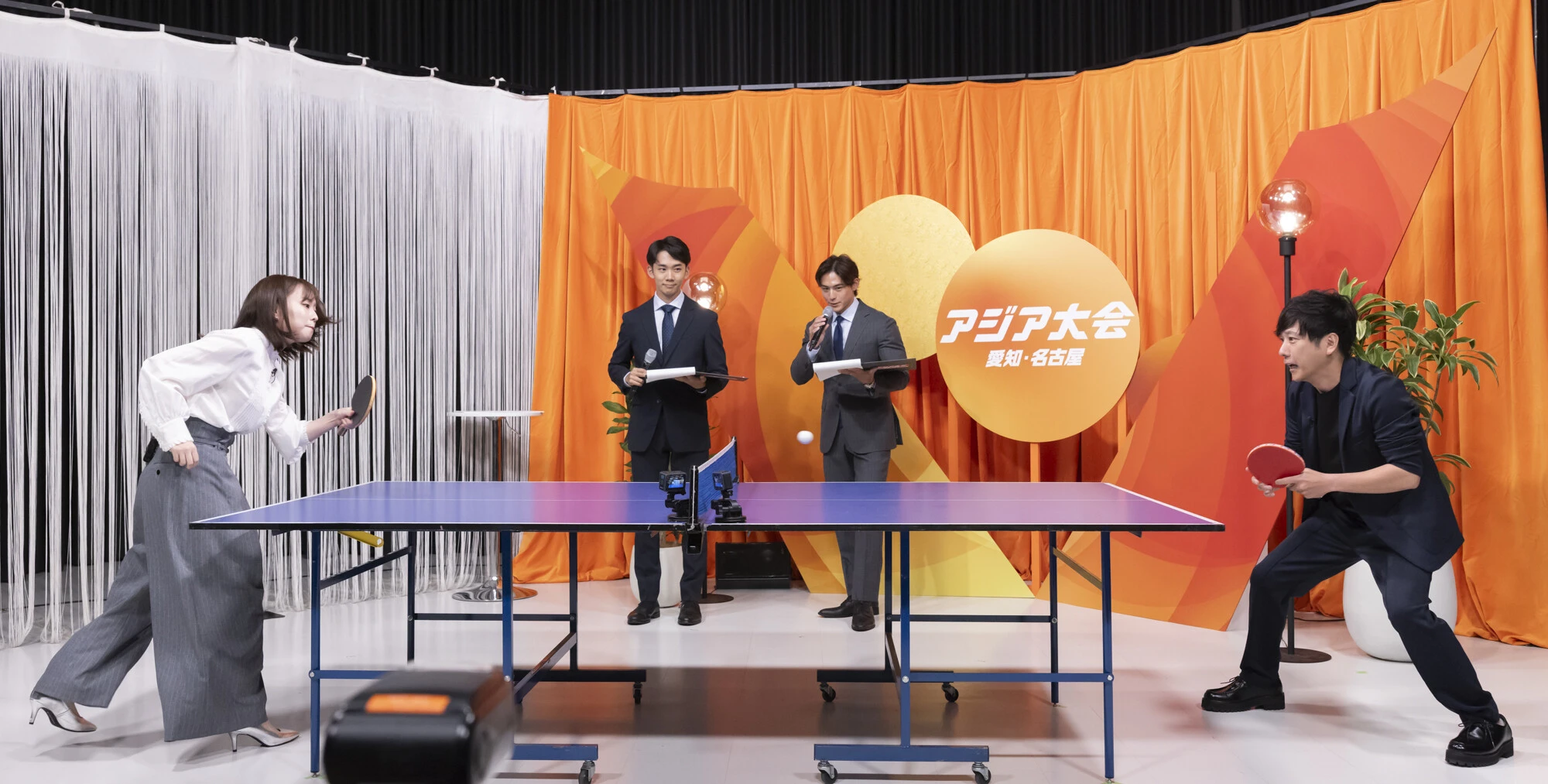 二宮和也&石川佳純 photo by Naozumi Tatematsu『アジア大会 愛知・名古屋』開幕へ 32年ぶりの日本開催、二宮和也と石川佳純が語る選手たちへの思い