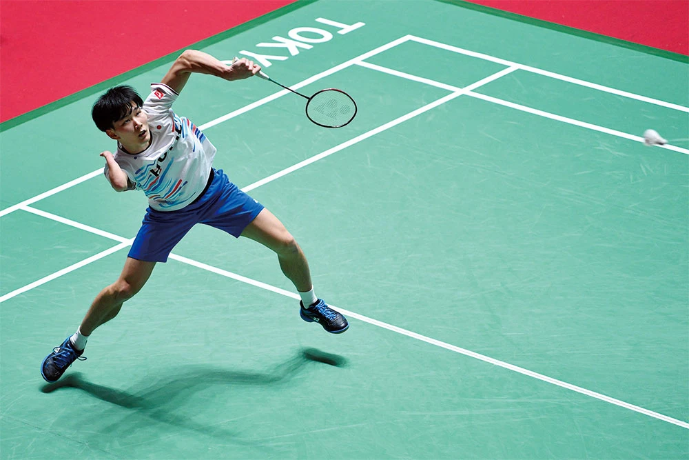 写真：パラバドミントン今井大湧選手