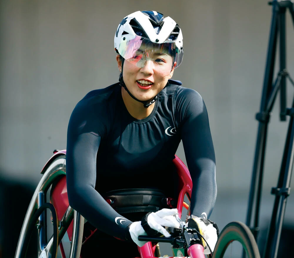 写真:パラ陸上/村岡桃佳選手