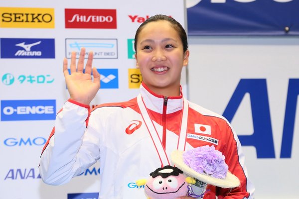 世界水泳で日本女子初となる金メダルを狙う渡部香生子　photo by Yohei Osada/AFLO SPORT