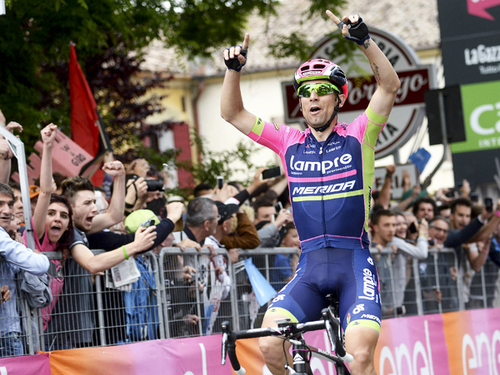今年のジロ・デ・イタリアでもランプレ・メリダはステージ勝利を挙げた（写真はディエゴ・ウリッシ）