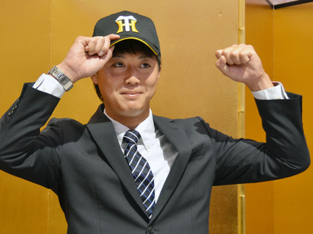 昨年のドラフトで阪神から１位指名を受け入団した横山雄哉