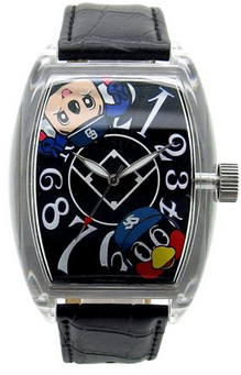 つば九郎＆ドアラ20周年記念コラボ時計。 球団キャラのコラボはめずらしい！