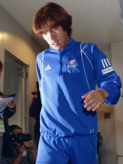 2002年日韓Ｗ杯の日本代表入りを果たせなかった中村俊輔
