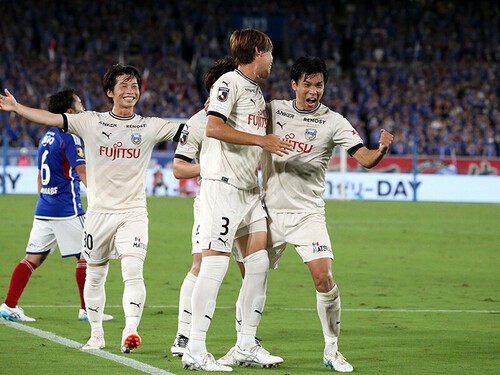 横浜Ｆ・マリノス戦は終了間際の決勝点で劇的な勝利を飾った川崎フロンターレ