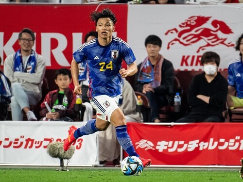 旗手怜央はセルティックと契約延長。10月は日本代表でもプレーした photo by Sano Miki