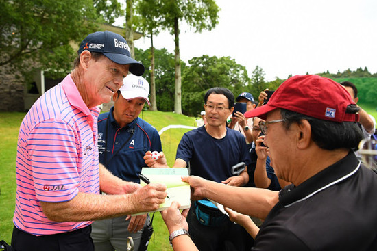 PGAチャンピオンズツアーが日本で開催され、トム・ワトソンらが来日
