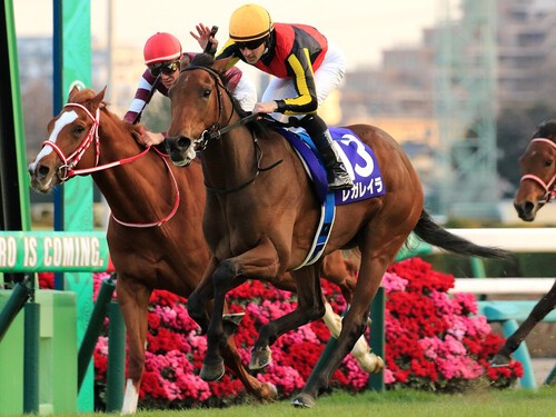 皐月賞での戴冠を狙う牝馬のレガレイラ。photo by Yasuo Ito/AFLO